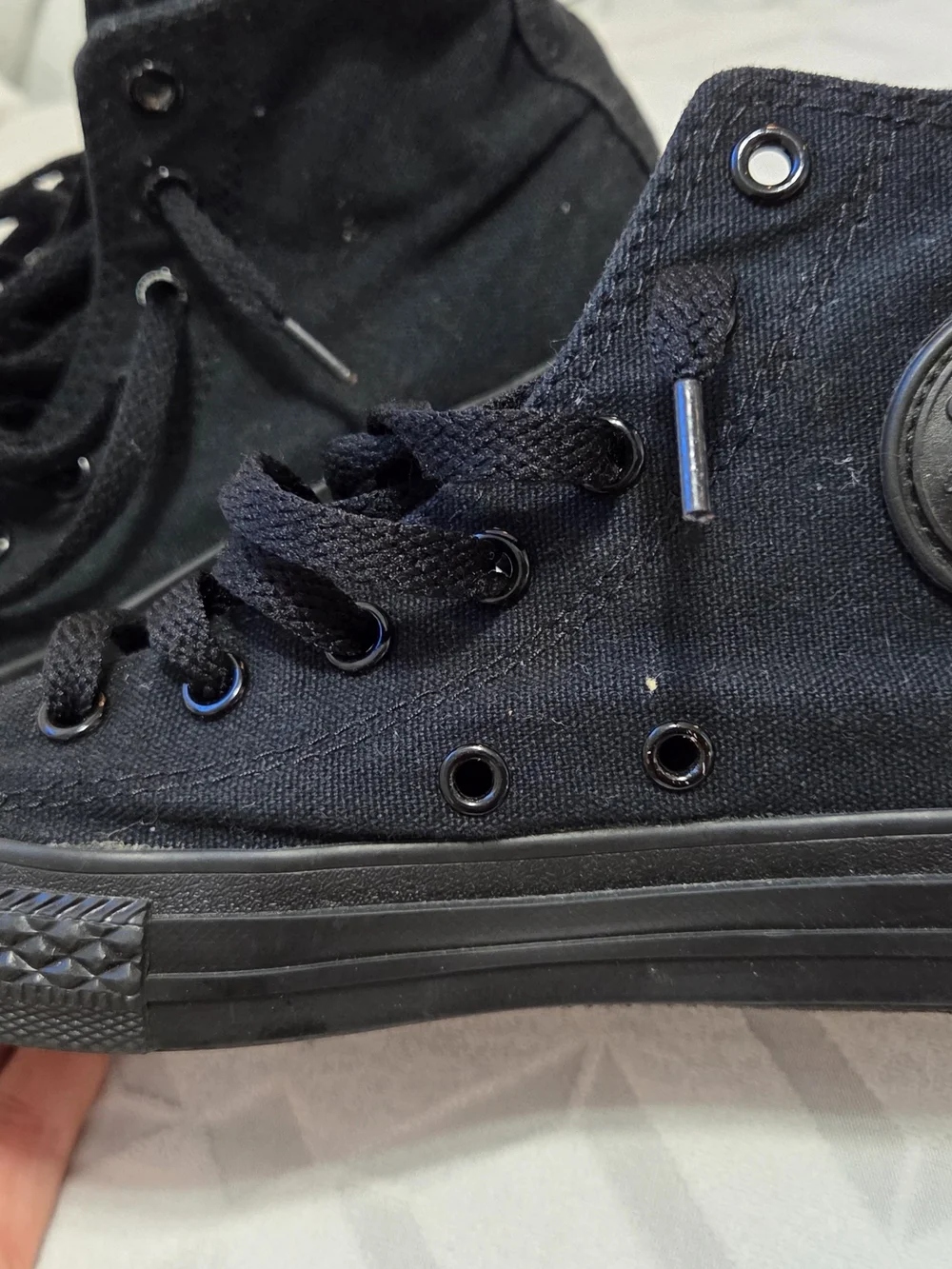 Converse black high